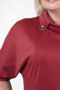 Летнее платье футляр бордового цвета 2364 .41 No4|интернет-магазин vvlen.com