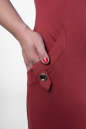 Летнее платье футляр бордового цвета 2364 .41 No5|интернет-магазин vvlen.com
