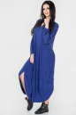 Платье оверсайз василькового цвета 2424-2.17 No1|интернет-магазин vvlen.com