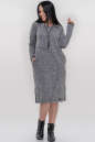 Платье  мешок серого цвета 2862.106  No0|интернет-магазин vvlen.com