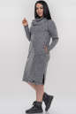 Платье  мешок серого цвета 2862.106  No3|интернет-магазин vvlen.com