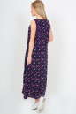 Летнее платье балахон темно-синего цвета 2541.84 No4|интернет-магазин vvlen.com