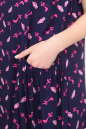 Летнее платье балахон темно-синего цвета 2541.84 No5|интернет-магазин vvlen.com