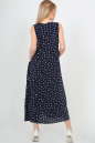 Летнее платье оверсайз темно-синего цвета 2541.84 No2|интернет-магазин vvlen.com