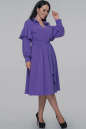 Повседневное платье с расклешённой юбкой сиреневого цвета 2933.100 No1|интернет-магазин vvlen.com