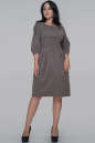 Платье футляр серо-оливковый цвета 2927.134  No0|интернет-магазин vvlen.com