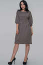 Платье футляр серо-оливковый цвета 2927.134  No2|интернет-магазин vvlen.com