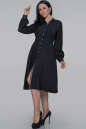 Платье рубашка черного цвета 2936.131  No0|интернет-магазин vvlen.com