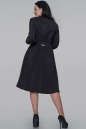 Платье рубашка черного цвета 2936.131  No2|интернет-магазин vvlen.com