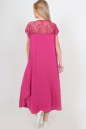 Летнее платье оверсайз малинового цвета 2481-2.17 No2|интернет-магазин vvlen.com