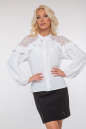 Блуза белого цвета 2966.102 No0|интернет-магазин vvlen.com