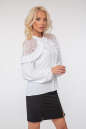 Блуза белого цвета 2966.102 No2|интернет-магазин vvlen.com