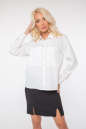 Блуза белого цвета 2590.22 No0|интернет-магазин vvlen.com