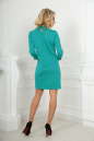 Офисное платье футляр мятного цвета 2494.47 No3|интернет-магазин vvlen.com
