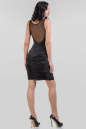 Коктейльное платье футляр черного цвета 1-2803 No2|интернет-магазин vvlen.com