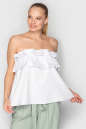 Летнее блуза белого цвета 763 No0|интернет-магазин vvlen.com