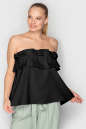 Блуза  черного цвета 763 No0|интернет-магазин vvlen.com