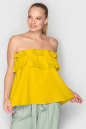 Блуза  горчичного цвета 763 No0|интернет-магазин vvlen.com