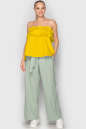 Блуза  горчичного цвета 763 No1|интернет-магазин vvlen.com