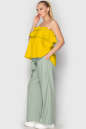 Блуза  горчичного цвета 763 No2|интернет-магазин vvlen.com