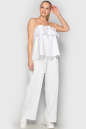 Брюки женские белого цвета 764 No1|интернет-магазин vvlen.com