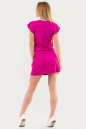 Повседневное платье футляр малинового цвета 586.17 No3|интернет-магазин vvlen.com