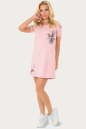 Спортивное платье  розового цвета 225br No1|интернет-магазин vvlen.com