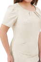 Платье футляр молочного цвета 2162.53  No2|интернет-магазин vvlen.com