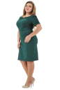 Платье футляр темно-зеленого цвета 2162.53  No1|интернет-магазин vvlen.com