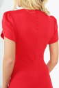 Повседневное платье футляр красного цвета 2504.47 No3|интернет-магазин vvlen.com