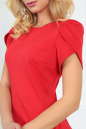 Повседневное платье футляр красного цвета 2504.47 No4|интернет-магазин vvlen.com