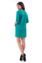 Повседневное платье футляр бирюзового цвета 2232.75-3 No3|интернет-магазин vvlen.com