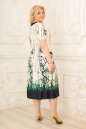 Платье белого с синим цвета 2334.5 d22  No2|интернет-магазин vvlen.com