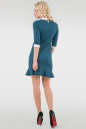 Офисное платье футляр морской волны цвета 2074.57 No2|интернет-магазин vvlen.com