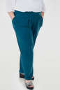 Штаны бирюзового цвета 428ф-1|интернет-магазин vvlen.com