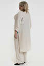 Женский костюм большего размера молочный цвета 945ф-1 No1|интернет-магазин vvlen.com