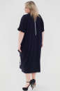 Платье белого с синим цвета 1059й-1  No2|интернет-магазин vvlen.com