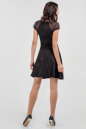 Коктейльное платье с расклешённой юбкой черного цвета 514.6 No2|интернет-магазин vvlen.com