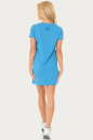 Спортивное платье  синего цвета с принтом No3|интернет-магазин vvlen.com