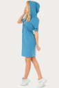 Спортивное платье  голубого цвета 223br No3|интернет-магазин vvlen.com