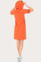 Спортивное платье  оранжевого с коричневым цвета 223br No3|интернет-магазин vvlen.com