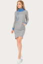 Спортивное платье  серого цвета 157br No1|интернет-магазин vvlen.com
