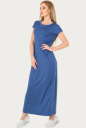 Спортивное платье  синего цвета 217br No1|интернет-магазин vvlen.com