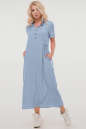 Летнее платье рубашка серо-голубого цвета 2797.84|интернет-магазин vvlen.com