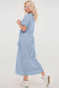 Летнее платье рубашка серо-голубого цвета 2797.84 No3|интернет-магазин vvlen.com