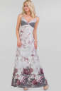 Летнее платье-комбинация серого с розовым цвета 1308.33 No1|интернет-магазин vvlen.com