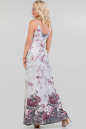 Летнее платье-комбинация серого с розовым цвета 1308.33 No2|интернет-магазин vvlen.com