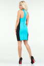 Летнее платье футляр голубого цвета 1324.2 No1|интернет-магазин vvlen.com