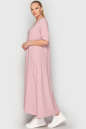 Платье оверсайз розового цвета 2858-2.116 No1|интернет-магазин vvlen.com
