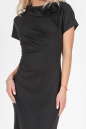 Повседневное платье футляр черного цвета 1170.41 No1|интернет-магазин vvlen.com